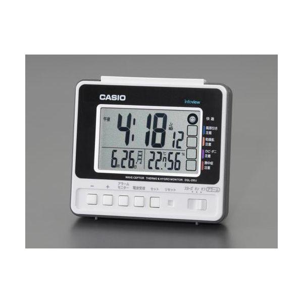 エスコ EA798CA-124 83x 93x51mm 電波 置時計 デジタル EA798CA124...