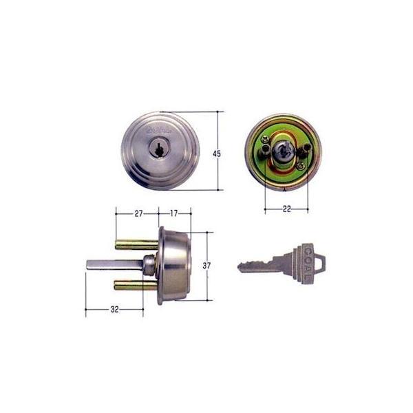 GOAL ゴール S-AD 5 扉厚27-45MM 取替用シリンダー SAD5扉厚2745MM