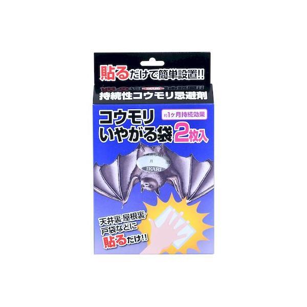 イカリ消毒 4906015047107 コウモリ嫌がる袋 貼るタイプ 50g×2
