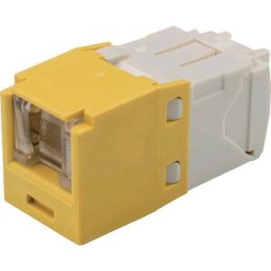 パンドウイット CJH688TGYL カテゴリ6 シャッター付モジュラージャック 黄