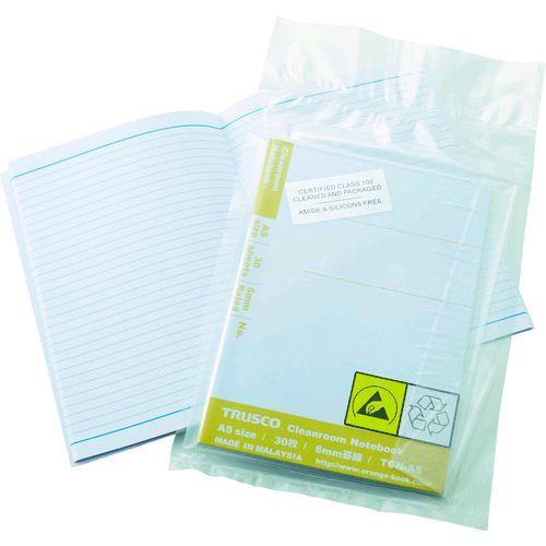 あすつく対応 「直送」 ＴＲＵＳＣＯ TCN-A5 クリーンルーム用ノート Ａ５ TCNA5 tr-...