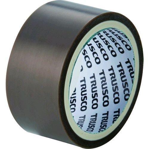 ＴＲＵＳＣＯ TFJ-08-19-5M-GY ５ｍフッ素樹脂粘着テープ　厚み０．０８ｍｍ　幅１９ｍｍ...