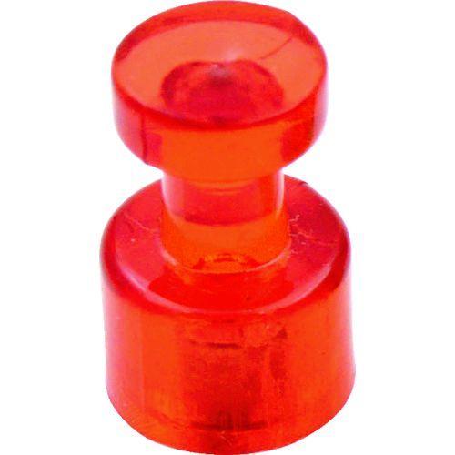 あすつく対応 「直送」 ＴＲＵＳＣＯ TMPC10-R カラーマグネットピン 赤 １０個入り TMP...