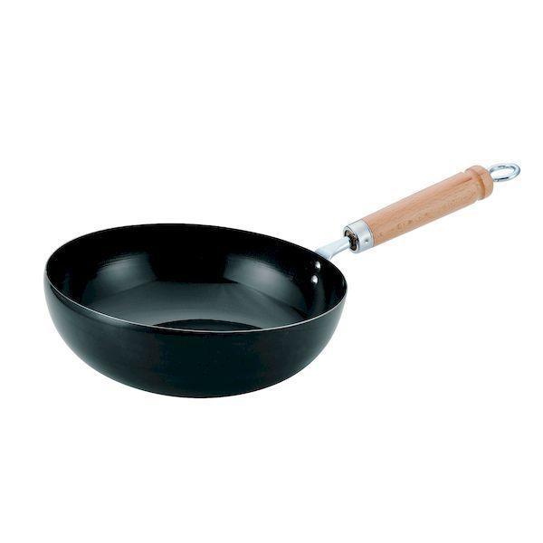 4582257000508 サミット工業 鉄こぼれにくい炒め鍋26cm 鉄なべ流 日本製 Summi...