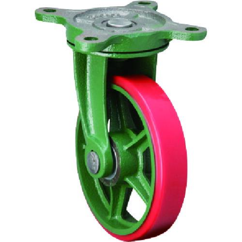 あすつく対応 「直送」 東北車輛製造所 100BRULB 標準型自在金具付ウレタン車輪 １００