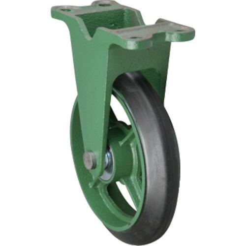 あすつく対応 「直送」 東北車輛製造所 200KB 標準型固定金具付ゴム車輪 ２００