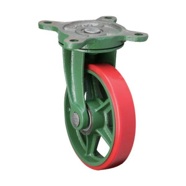 あすつく対応 「直送」 東北車輛製造所 75BRULB 標準型自在金具付ウレタン車輪 ７５