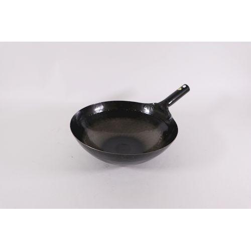 4949362001439 カンダ 鉄打出片手中華鍋 1．6mm 33cm 山田工業所 業務用 05...
