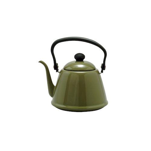 4976045300138 野田琺瑯 野田琺瑯 ドリップケトルII DK−200 OL 2L オリー...
