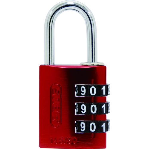 あすつく対応 「直送」 ＡＢＵＳ ナンバー可変式ダイヤル錠 １４５−ＢｉｇＤ／３０ ＲＥＤ 幅３１ｍ...