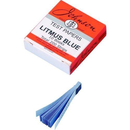 あすつく対応 「直送」 ＫＥＮＩＳ 3-138-0046 ブック式リトマス試験紙 青 ２０枚綴×１０...