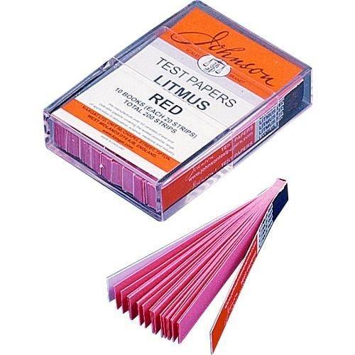 あすつく対応 「直送」 ＫＥＮＩＳ 3-138-0047 ブック式リトマス試験紙 赤 ２０枚綴×１０...