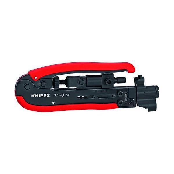あすつく対応 「直送」 ＫＮＩＰＥＸ 9740-20SB コンプレッションツール同軸端子用 9740...