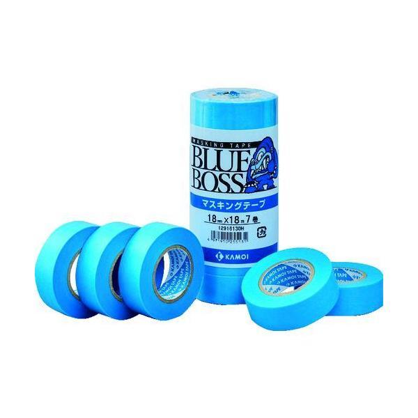 あすつく対応 「直送」 カモ井 BLUEBOSSJAN-20 マスキングテープ塗装用　幅２０ｍｍ×長...