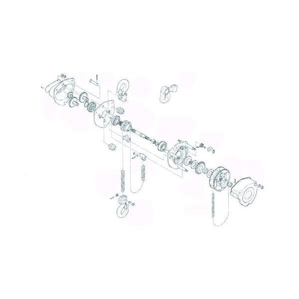 あすつく対応 「直送」 キトー C3BA025-91513 ＣＢ０２５ Ｍ３Ｂ形 用部品 ブレーキバ...