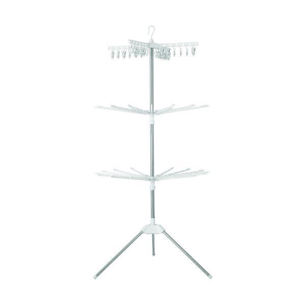 ＩＲＩＳ CLS-173R ５３１６９２ステンレス室内物干しパラソル３段 CLS173R アイリスオ...