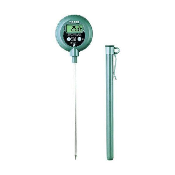 あすつく対応 「直送」 佐藤 PC9215-2 防水型デジタル温度計ＰＣ−９２１５２ １７４７−５０...