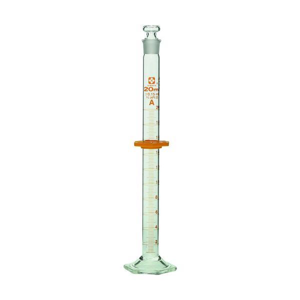 あすつく対応 「直送」 ＳＩＢＡＴＡ 023550-20 有栓メスシリンダー　スーパーグレード　２０...