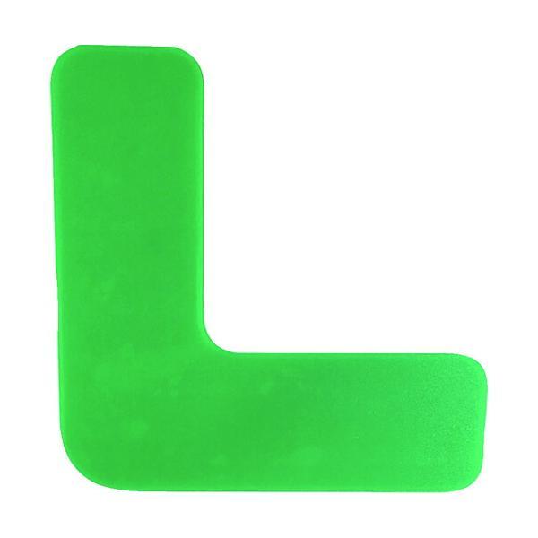 あすつく対応 「直送」 セーフラン 10943 高耐久５Ｓフロア表示ステッカー　Ｌ型　１０枚セット　...