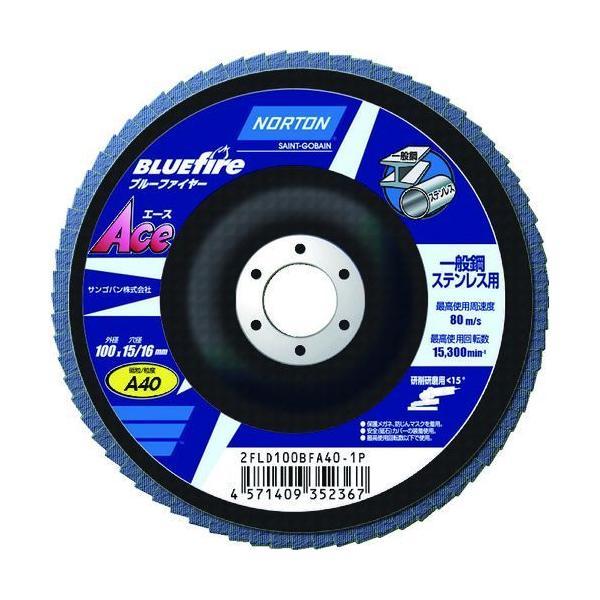 あすつく対応 「直送」 ＮＯＲＴＯＮ 2FLD100BFA801P 【10個入】 フラップディスク　...