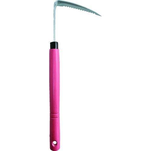 あすつく対応 「直送」 ドウカン DK695L 磯次郎　コンコン鎌　長柄ピンク　左利き用