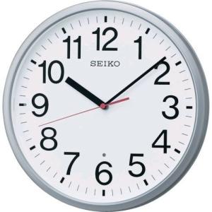 あすつく対応 「直送」 ＳＥＩＫＯ KX230S 電波掛時計　直径３０５×４５　Ｐ枠　銀色メタリック｜ideca