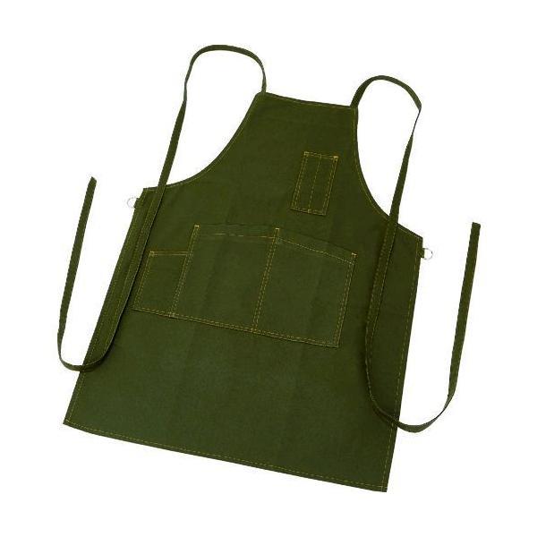 あすつく対応 「直送」 ＴＲＵＳＣＯ HEP-OD キャンバスエプロン たすきタイプ オリーブドラブ...