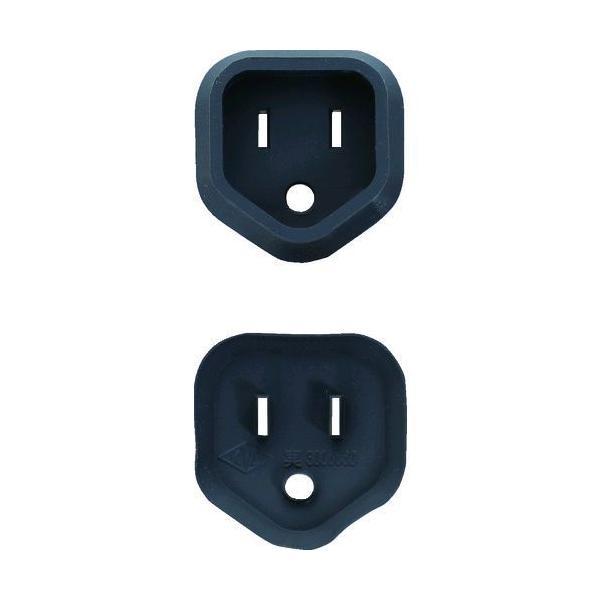 あすつく対応 「直送」 ＴＲＵＳＣＯ PL3CAP-50P-BK プラグ安全カバー３Ｐ用　５０Ｐ入　...