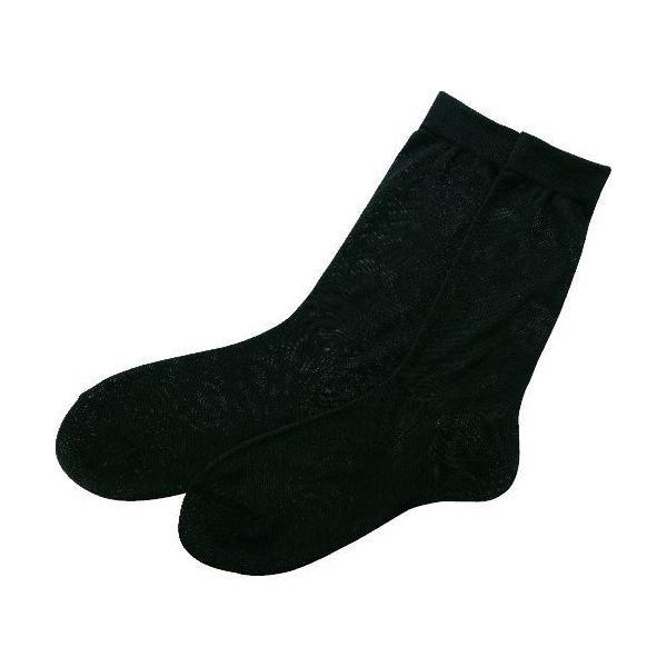 あすつく対応 「直送」 ＴＲＵＳＣＯ PSC-BK ポリエステル混合靴下 黒 ５足組 ２５〜２７ｃｍ...