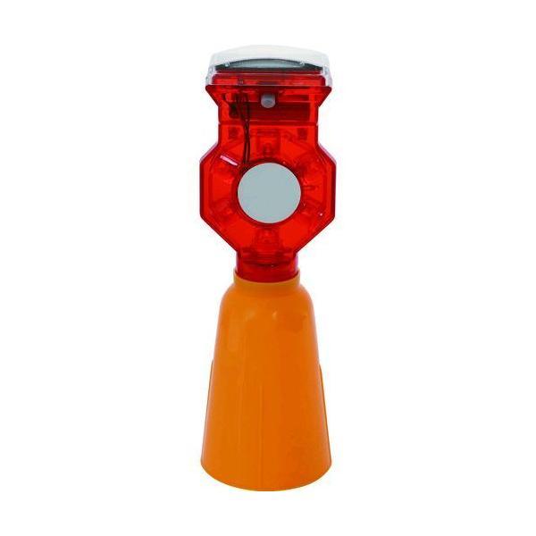 あすつく対応 「直送」 ＴＲＵＳＣＯ SCLC-R 安全コーン用ソーラー工事灯 SCLCR 207-...