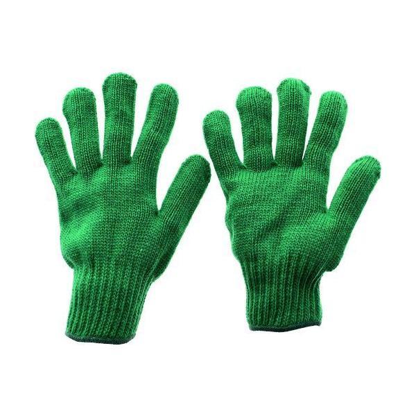 あすつく対応 「直送」 ＴＲＵＳＣＯ TCNG-G カラーナイロン軍手 緑 TCNGG 195-24...