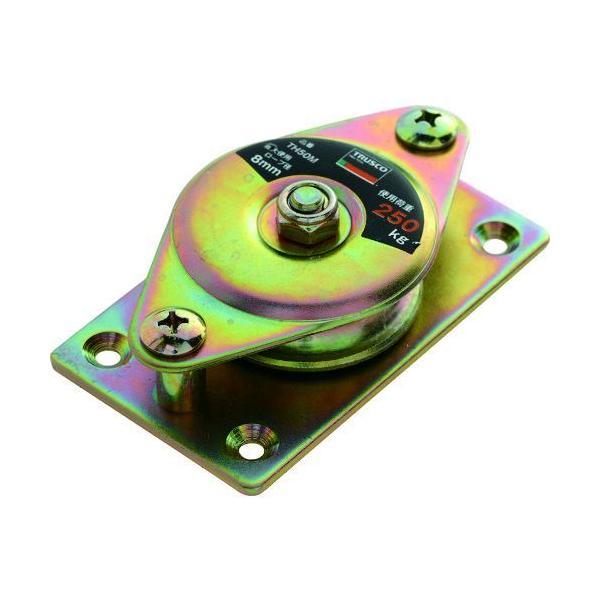 あすつく対応 「直送」 ＴＲＵＳＣＯ TH50M 固定滑車よこ型一車 金物 連結 固定滑車よこ型一車...