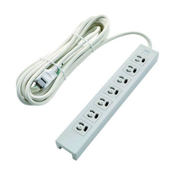 あすつく対応 「直送」 ＴＲＵＳＣＯ TOT3N-710 電源タップ　３Ｐ抜け止め７個口　１０Ｍ　ア...