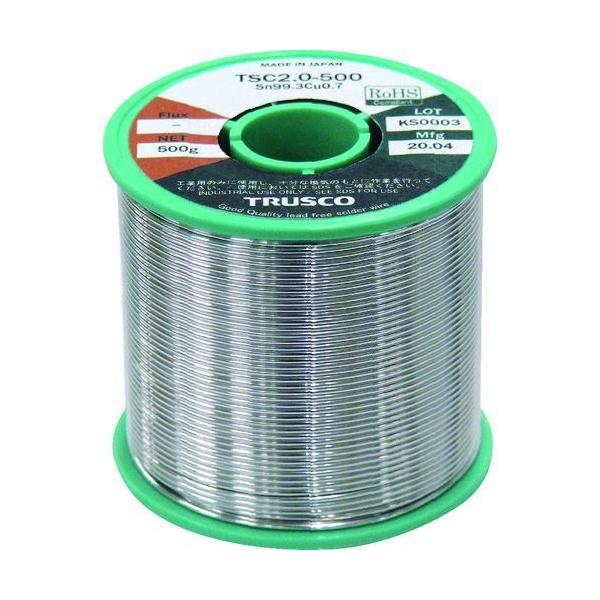 ＴＲＵＳＣＯ TSC2.0-500 鉛フリーはんだ 配管・配線用 Φ２．０−５００Ｇ TSC2.05...