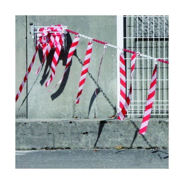 あすつく対応 「直送」 ＮＯＶＡＰ 1360235 注意喚起プラチェーンリボン　バリアチェーン　レッ...