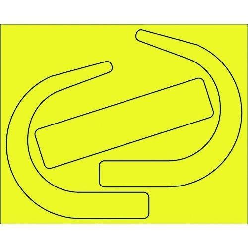 あすつく対応 「直送」 ユニット 335-28Y 安全帯使用確認ステ 大蛍光黄 １０枚 33528Y...