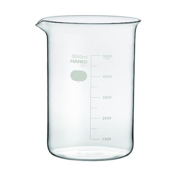 ＨＡＲＩＯ B-5L-SCI ビーカー　目安目盛付　５０００ｍｌ B5LSCI
