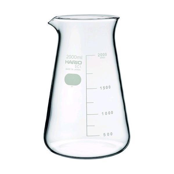 ＨＡＲＩＯ CB-2L-SCI コニカルビーカー　目安目盛付　２０００ｍｌ CB2LSCI