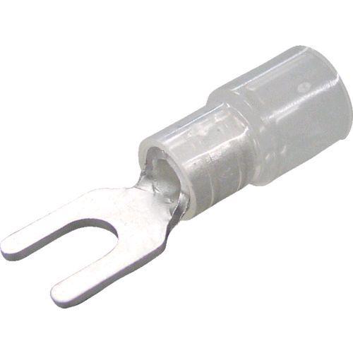 あすつく対応 「直送」 ニチフ TMEX 5.5Y-6-CLR 環境配慮形絶縁被覆付Ｙ形端子　Ｙ形 ...