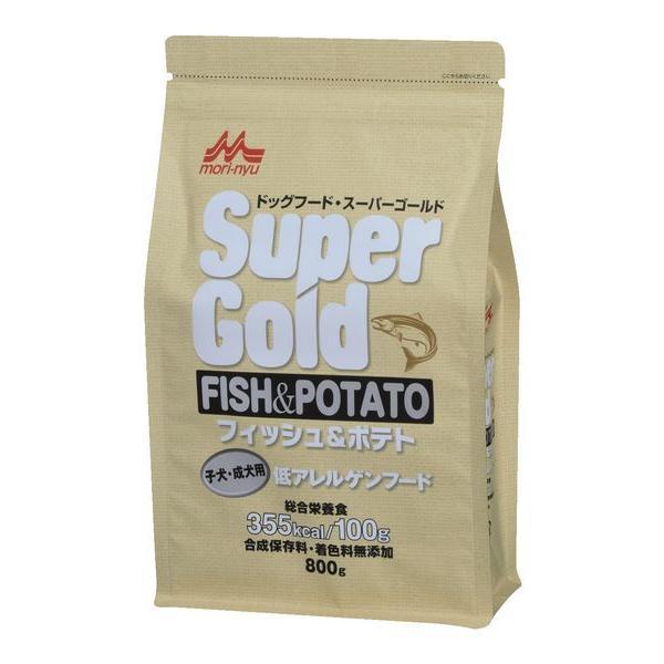 森乳サンワールド 4978007004542 スーパーゴールド フィッシュ＆ポテト 子犬・成犬用 8...