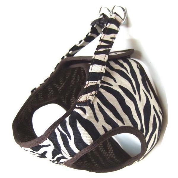 岡野製作所 4907733025187 コットンアニマルソフトハーネス S ゼブラ