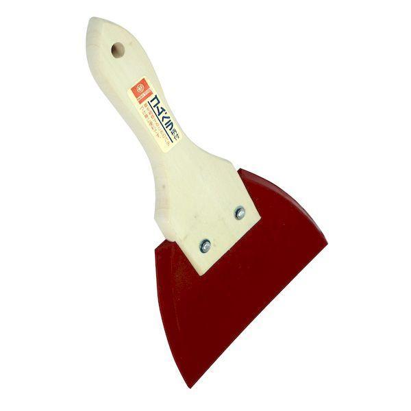 好川産業 656031 柄付ゴムベラ赤 大