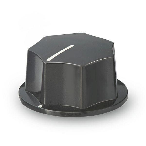 サトーパーツ K-2901-M ツマミ サイズφ34−30 黒 K2901M