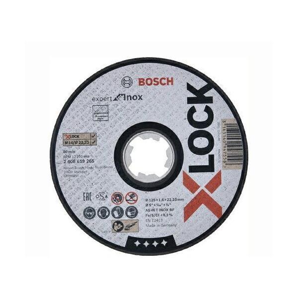 あすつく対応 「直送」 ボッシュ 2608619265 【25個入】 Ｘ−ＬＯＣＫ切断砥石１２５ｘ１...