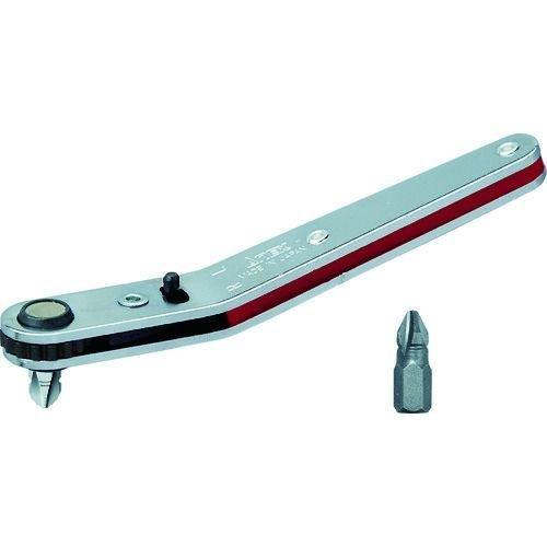 あすつく対応 「直送」 アネックス 426N ネジピタ超短ビット付　オフセットラチェットドライバー