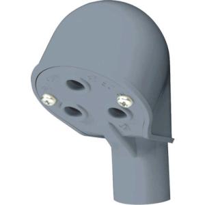 日動電工 EC16GHW エントランスキャップ16 グレー