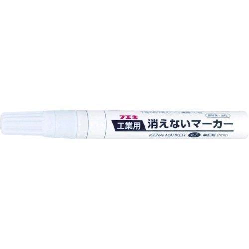 あすつく対応 「直送」 フエキ KGM-1 工業用消えないマーカー　中字　白 KGM1