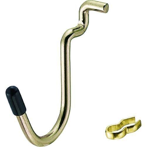 あすつく対応 「直送」 光 PBUFG-40 パンチングボードパーツ　Ｕ型フック　キャップ黒　４Ｐ ...