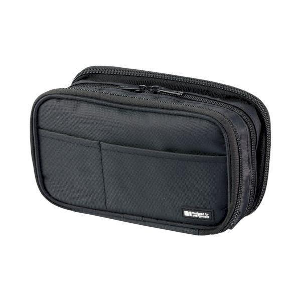 リヒトラブ LIHIT LAB. A7556-124 ペンケース ブックタイプ トリプル ジェットブ...