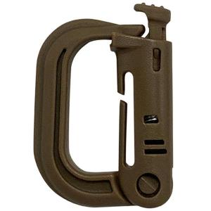 アイガーツール EIGERTOOL TAC-1DC EGタクティカルカラビナ デザートカラー TAC1DC